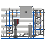 Excalibur industrial PLC SFINP reverse osmosis system - front view