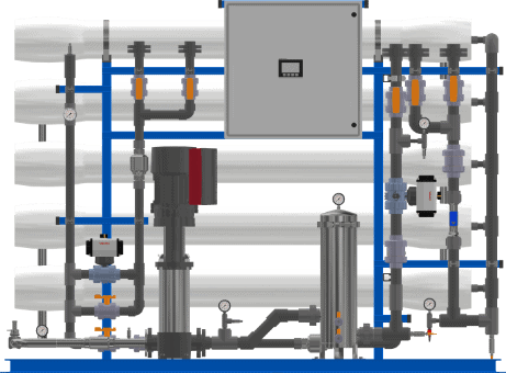 Excalibur industrial PLC reverse osmosis system