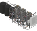 Excalibur industrial PLC triplex water softener
